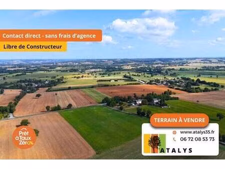 terrain constructible viabilisé à vendre
