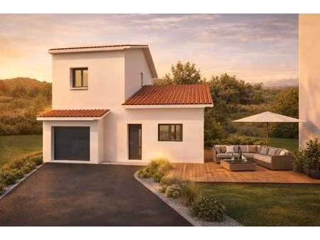 terrain avec maison neuve à vendre