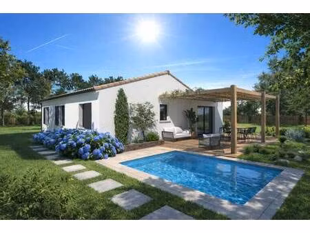 terrain avec maison neuve à vendre