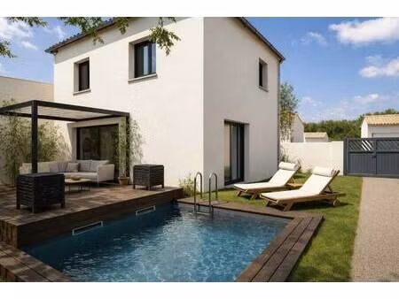 terrain avec maison neuve à vendre