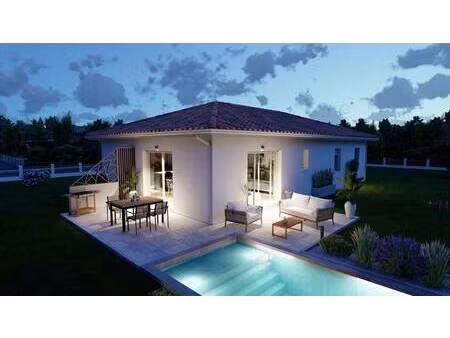 terrain avec maison neuve à vendre