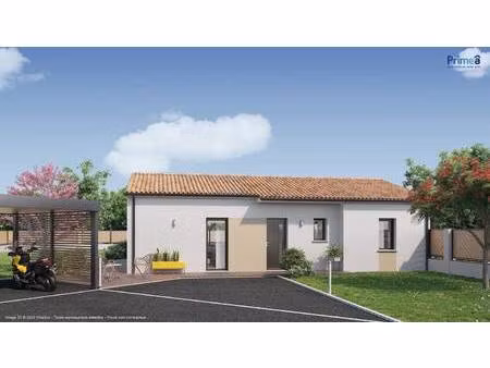 terrain avec maison neuve à vendre