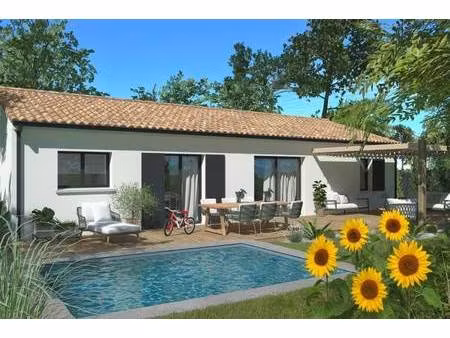 terrain avec maison neuve à vendre