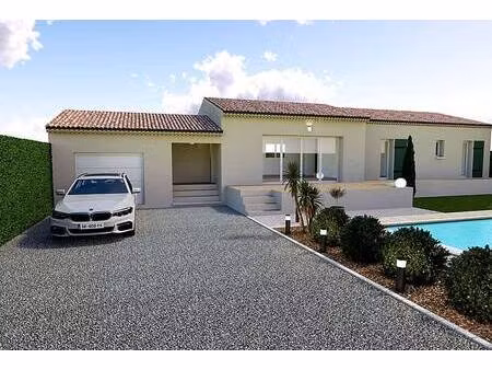 terrain avec maison neuve à vendre