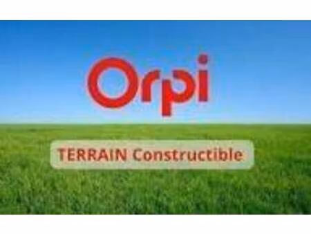 terrain constructible viabilisé à vendre