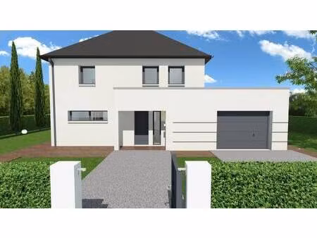 terrain avec maison neuve à vendre