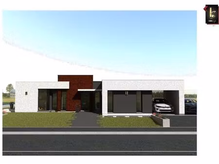 terrain avec maison neuve à vendre