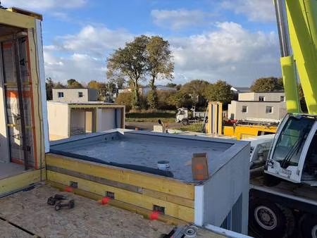 terrain avec maison neuve à vendre