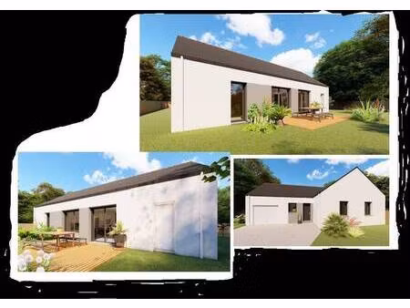 terrain avec maison neuve à vendre