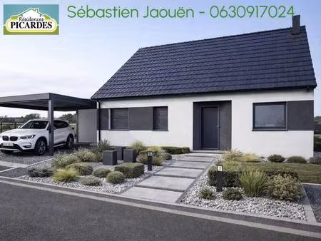 terrain avec maison neuve à vendre