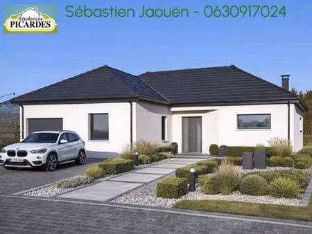 terrain avec maison neuve à vendre