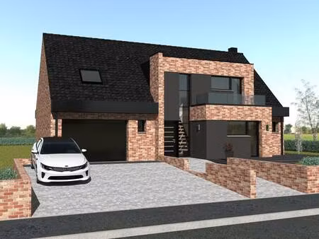 terrain avec maison neuve à vendre