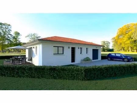 terrain avec maison neuve à vendre