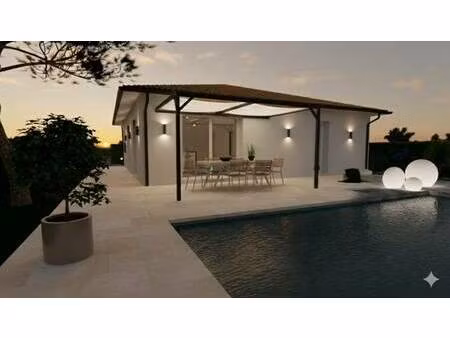 terrain avec maison neuve à vendre