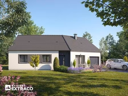 terrain avec maison neuve à vendre