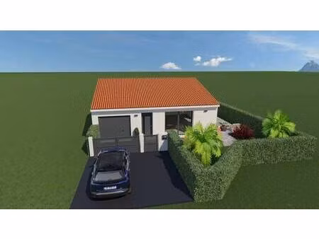 terrain avec maison neuve à vendre