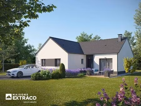 terrain avec maison neuve à vendre