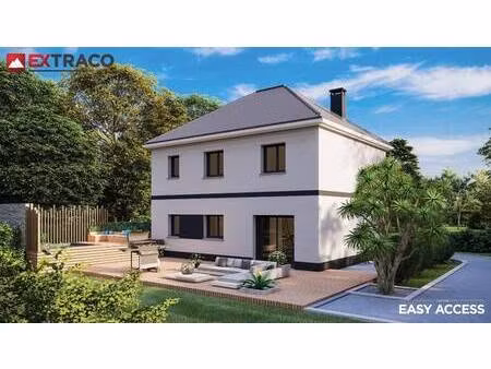 terrain avec maison neuve à vendre