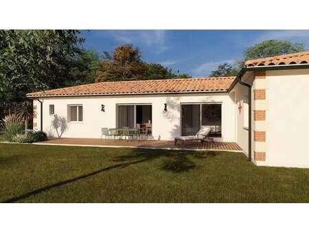 terrain avec maison neuve à vendre