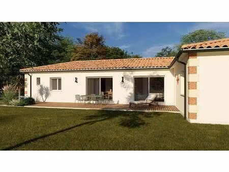 terrain avec maison neuve à vendre