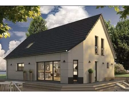 terrain avec maison neuve à vendre