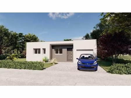 terrain avec maison neuve à vendre