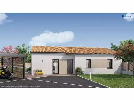 terrain avec maison neuve à vendre