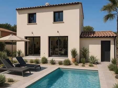 terrain avec maison neuve à vendre