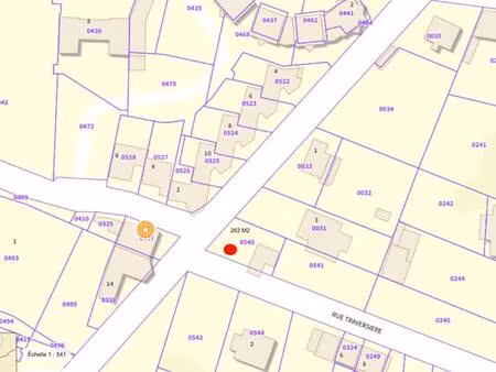 terrain constructible à vendre