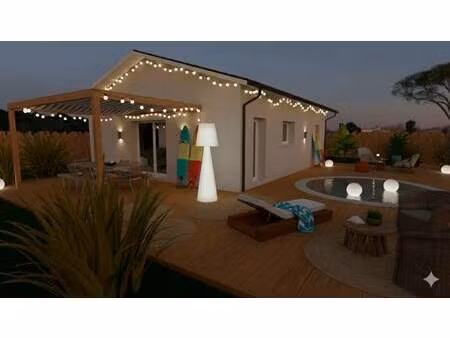 terrain avec maison neuve à vendre