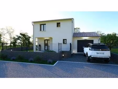 terrain avec maison neuve à vendre