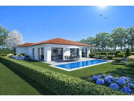 terrain avec maison neuve à vendre