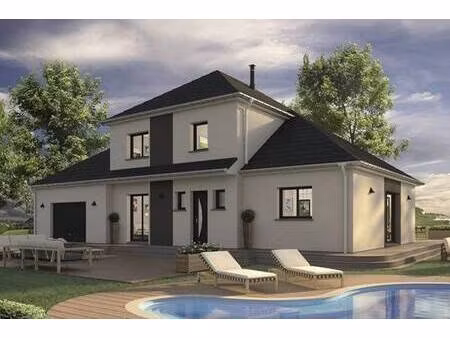 terrain avec maison neuve à vendre