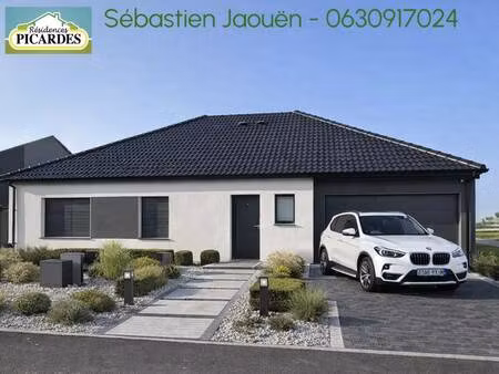 terrain avec maison neuve à vendre