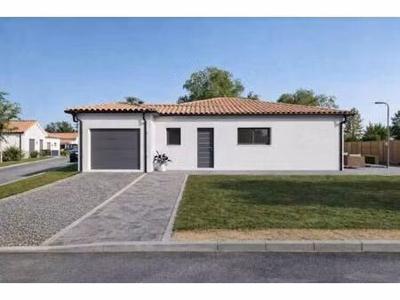 terrain avec maison neuve à vendre