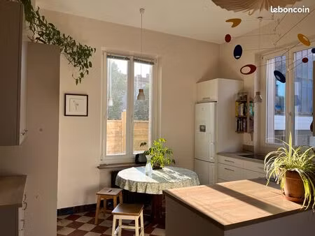 maison de ville 6 pièces 121m2  villeurbanne flachet 515000