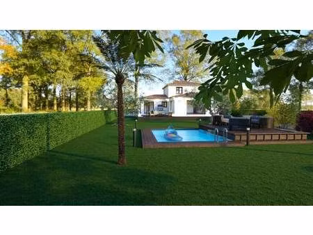 terrain avec maison neuve à vendre