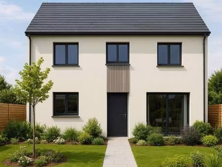 terrain avec maison neuve à vendre