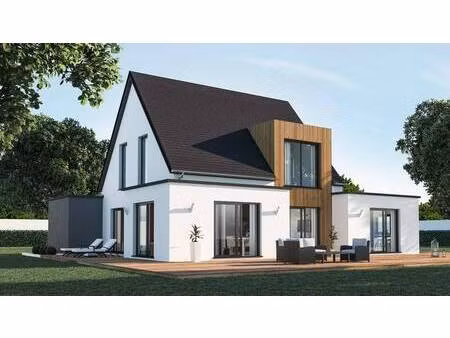 terrain avec maison neuve à vendre