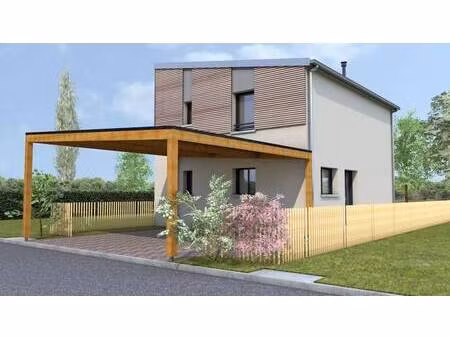 terrain avec maison neuve à vendre