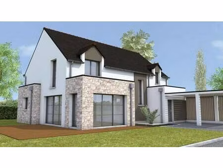 terrain avec maison neuve à vendre