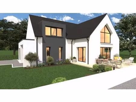 terrain avec maison neuve à vendre