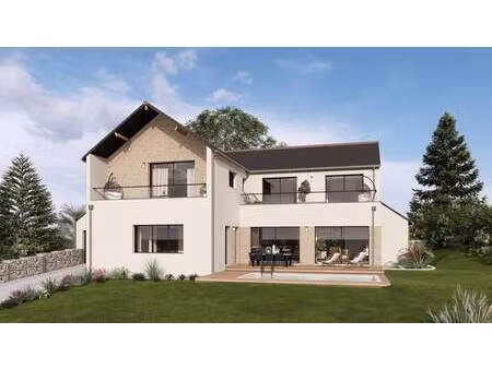 terrain avec maison neuve à vendre