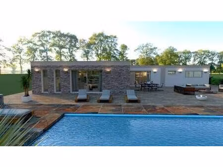 terrain avec maison neuve à vendre