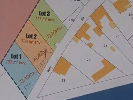 vente terrains à batir