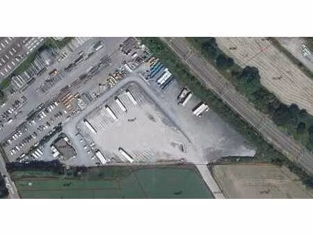 terrain avec permis hall logistique cargo hub bierset