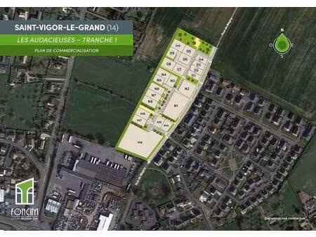 terrain constructible à vendre