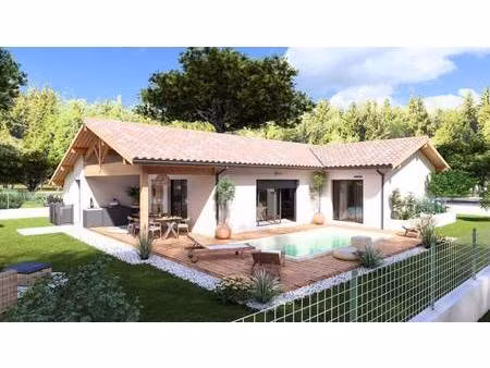 terrain avec maison neuve à vendre