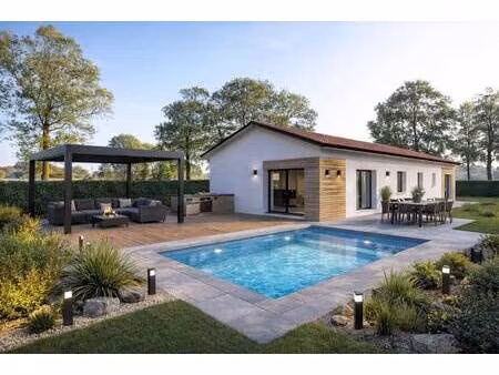 terrain avec maison neuve à vendre