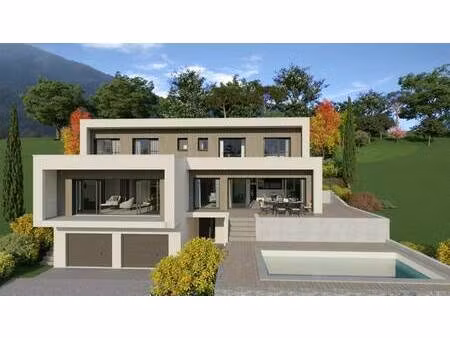 terrain avec maison neuve à vendre
